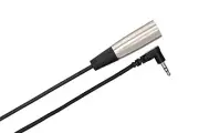 Hosa XVM-115F 15 Feet Right-Angle 1/8 Inches TRS to XLR Female Cable