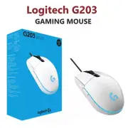 Logitech G203 GAMING MOUSE LIGHTSYNC RGB 6-button Design 8000 DPI WHITE TS