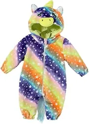 [Abbraccia] Baby Jumpsuit with Ears with Hood Infant Long Sleeve Animal Costume Snowsuit