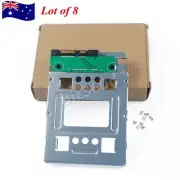 Lot 8X 2.5" to 3.5" HP 654540-001 SAS/SATA/SSD Drive Adapter Hard Disk Caddy