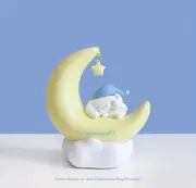 Cinnamoroll Moon Shaped Cartoon Sleeping Desk Lamp USB Night Light Gift