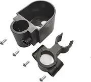 Cane Holder for Rollator or Walker 6 Piece Set, Extended Cane Holder - Walking Stick Holder,Universal Parts,Cane Clip,with Installation Tool,(1Ea Black)