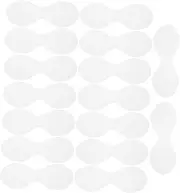 Ipetboom 200pcs Double-linked Nonwoven Disposable Eye Mask Paper Pure Cotton Soft Texture for Daily Skincare