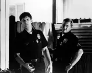 Adam 12 Kent McCord holds gun Martin Milner with rifle investigate 24x30 poster