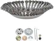 1 Set Weeding Trimmer Head Weeds Brush Weeding Cutter Trimmer Head Weeding Plate Lawn Weeding Wire Wheel Steel Wire Trimmer Head Grass Trimmer Head White Carbon Steel Wire