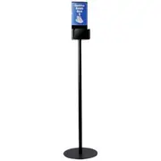Single A4 Hand Sanitiser Display Stand with Sign Holder