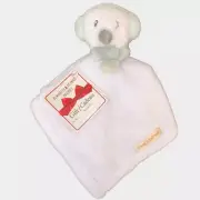 Blankets And & Beyond Plush SNOWMAN Blue Earmuff Scarf Lovey Security Blanket