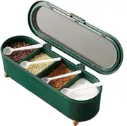 Seasoning Jar Creative Seasoning Box Multi-compartment Household Seasoning Bottle Seasoning Storage Box Sugar MSG Bottle Salt Box