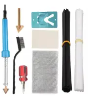 Car Bumper Repair Electric Soldering Iron Thermal Stapler Leather Ironing Tool Smoothing Tool With PP Glue Stick Plastic