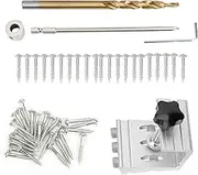 Aluminum Alloy Punch Locator Drill Guide Tools Woodworking Positioning Doweling Accessory