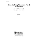 BRANDENBURG CONCERTO NO. 3 FOR STRING QUARTET: CONDUCTOR SCORE