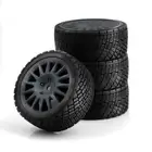 For Kyosho Tamiya 1/10 WRC Remote Control Fiesta C3 XV01TT02 Rally Wheels Tires