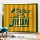 physical phenomenon experiment Printing 3D Blockout Curtains Fabric Window