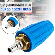 Pressure Washer Turbo Head Nozzle 360° High Pressure Water Cleaner 5000PSI Max