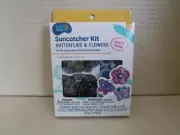 ( 24 Pcs )Suncatcher Craft Kit, Butterfly Suncatchers, Group Craft for age 5+