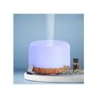 Ultrasonic 500ml Aroma Diffuser LED Wood Grain Essential Oil Humidifier
