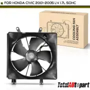New Engine Radiator Cooling Fan Assembly for Honda Civic 2001 2002-2005 L4 1.7L (for: Honda)