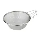 Fine Mesh Strainer Mesh Colander Wire Sieve Sturdy Comfortable Grip Snow Bowl