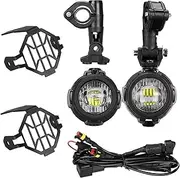 Motorcycle Headlight Motorcycle Fog Light Assembly Auxiliary 40W Driving Passing Fog Lamp LED For R1250GS LC ADV GS1250 R R 1250GS For Adventure 2021