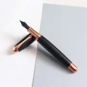 Monteverde Super Mega Carbon Fiber Fountain Pen - Rose Gold