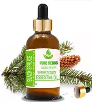Pure Herbs Black Spruce Picea Mariana 100% Pure & Natural Essential Oil hU165