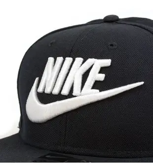 南◇現  NIKE 電繡  snapback 棒球帽  帽子 SWOOSH 勾勾 黑白 584169-010