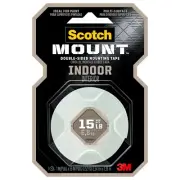 10 PACK 3M Scotch Mount Indoor 15LB Mounting Tape 1” X 125” 3.47 Yds