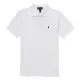 【RALPH LAUREN】RL POLO 經典刺繡小馬短袖POLO衫 上衣-青年款-白色(平輸品/春夏必備/百搭舒適)