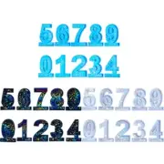 0-9 Number Shaped Mold DIY Birthday Party Cake Decors Making Molds