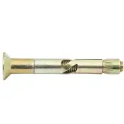 5x Ramset DynaBolt Plus COUNTERSUNK MASONRY ANCHOR GOLD Colour 8mmx60mm Or 85mm
