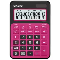 在飛比找Yahoo奇摩購物中心優惠-CASIO 12位數時尚多彩桌上型計算機(MS-20NC-B