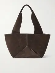 [Métier] Métier - Market Small Suede Tote - Dark brown - One size One size Brown