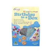 Wagalot Doggy Fun Food Birthday In a Box Dog Treats Blue- Blue