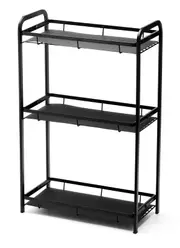 3 Tier Kitchen Bathroom Shelf Metal Shelving Spice Rack Storage Organizer