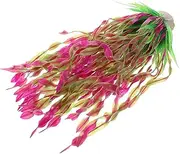 ROMISBABA Fish Tank Plant Decorations: Lifelike Aquarium Water Plants Ornament Artificial Aquatic Grass for Underwater Landscape Decor