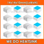 14x14x10mm Heatsink Radiator Electronics Cooler With Thermal Pad for MOS GPU IC