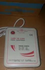 TM888-2000VA Shun Transformer voltage converter 110V to 220V