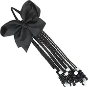 Toddmomy Ponytail Hair Extension with Beaded Braided Wig Accessory for Women for Parties Cosplay and Daily Wear Easy to Use and Reusable