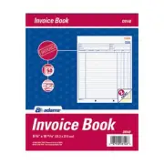 Adams Invoice Books 50 Two Part Carbonless Professional Invoices White Canary