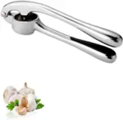 Garlic Press Mincer Ginger Crusher Peeler Squeezer, Zinc Alloy Small
