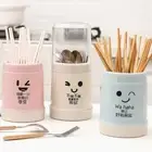 Removable Chopsticks Cage Dust Cover Plastic Storage Rack Kitchen Tableware