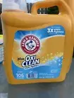 ARM & HAMMER Plus OxiClean Stain Fighters Liquid Laundry Detergent, Fresh Scent,