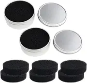 Nydotd 8pcs Makeup Brush Cleaner set - 2 Pack Makeup Brush Cleaner with 6pcs Sponge, Dry Makeup Brushes Cleaner Sponge Eye Shadow or Blush Color Removal Quickly Switch to Next Color