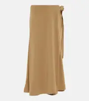 [Toteme] Toteme Jersey wrap skirt AU 6 beige