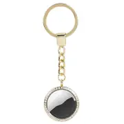 Behover AirTag Case as Keychain with Stones and Gold Silver Black