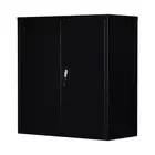 Two-Door Shelf Office Gym Filing Storage Locker Cabinet Safe