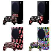 THE ROLLING STONES ART GAME CONSOLE WRAP AND CONTROLLER SKIN FOR XBOX SERIES S
