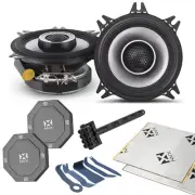 Alpine S2-S40 90W 4" Coaxial Speakers with Installation Accessories