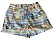 New Peter Alexander Women's Bluey Pyjama Sleep Shorts Size Medium RRP$69.95
