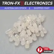 5/10/20/50PCS 5mm Cool White Flash Round LED Diffused White Lens Flashing